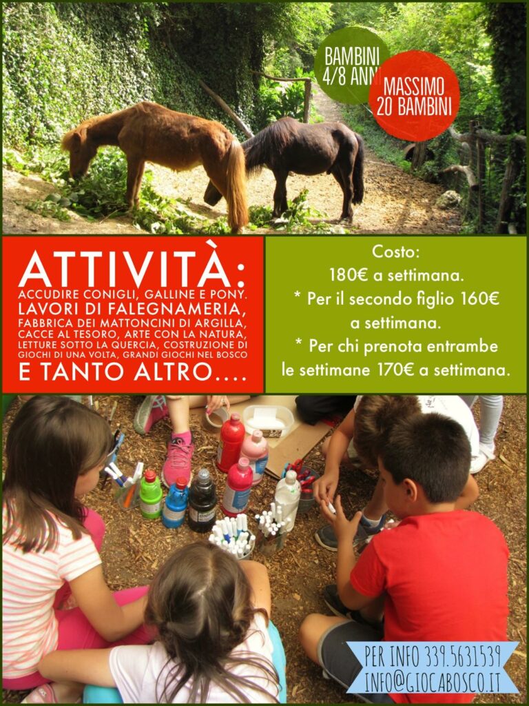 Campi Estivi 2020 Giocabosco