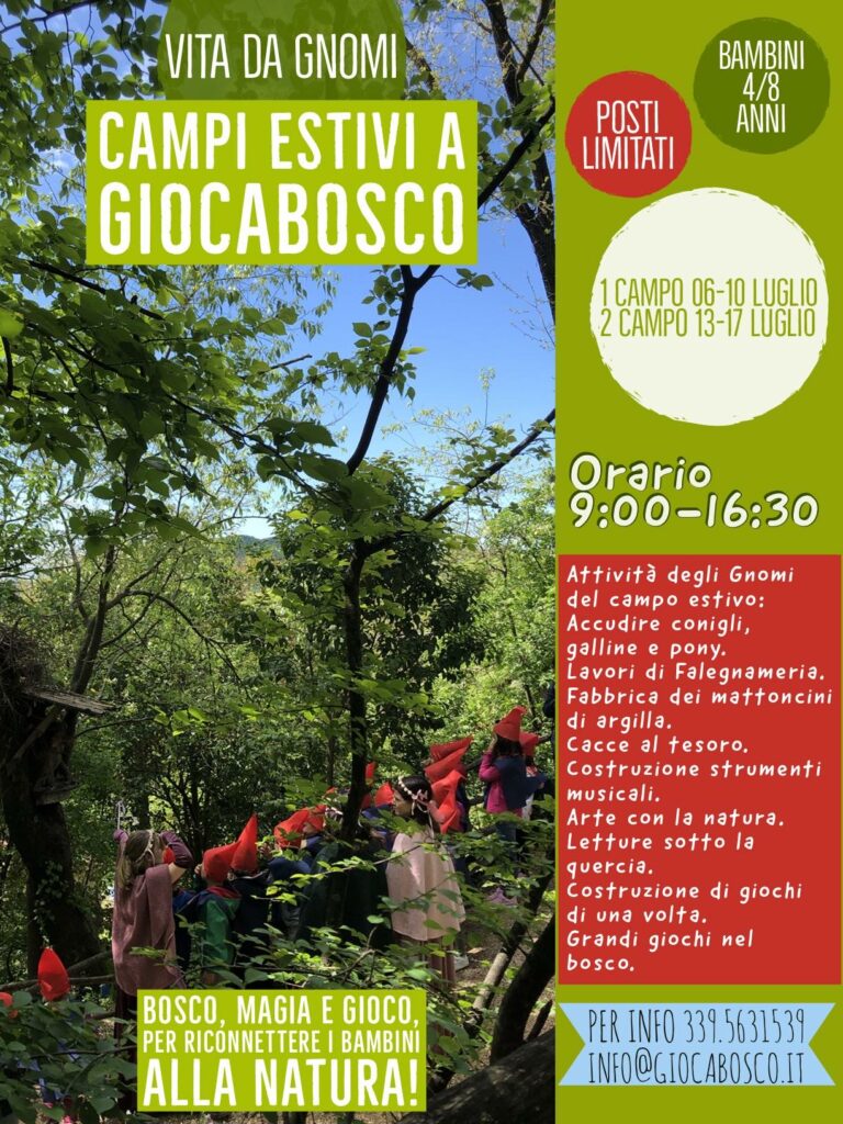 Campi Estivi 2020 Giocabosco