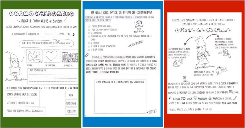 Le Schede Didattiche Sul Coronavirus Giocabosco
